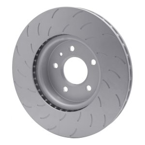 Cadillac ATS Brake Rotor (1) - Front Left - R1 Concepts - GEOSPEC Coated Slotted - `16-`19